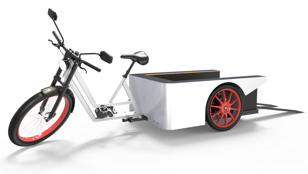 Yakbike three wheeled electric cargo bike